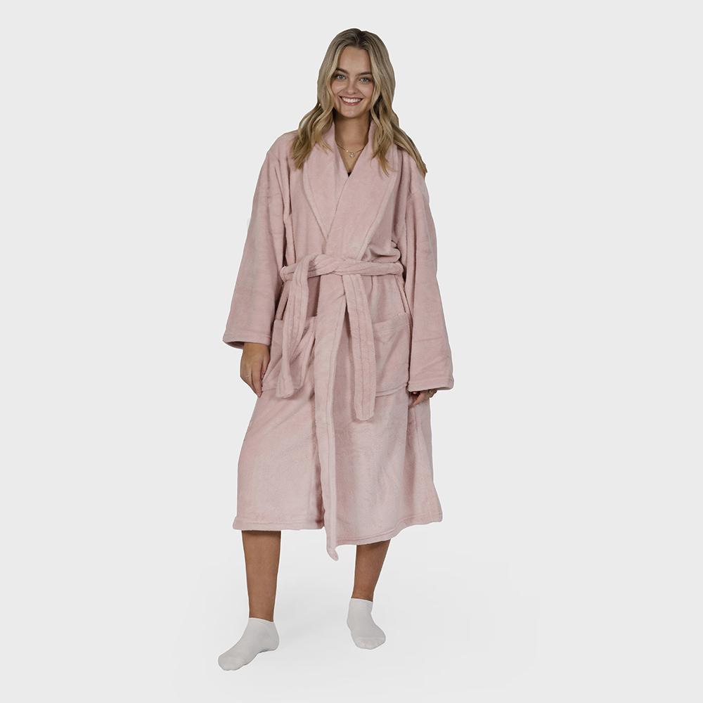 MPRLSTO Microplush Bathrobe Blush LIF