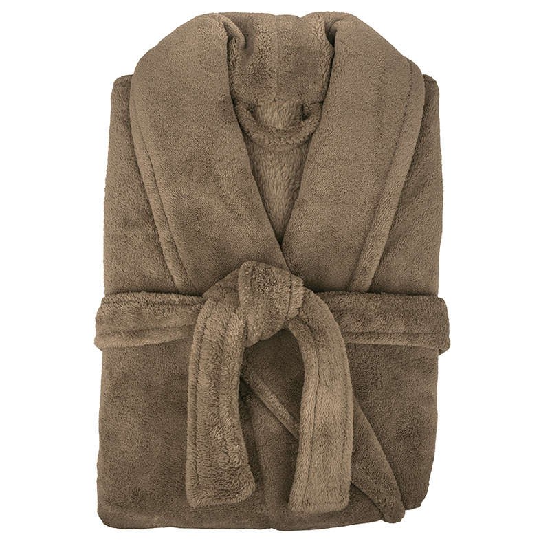 MPRR Retreat Microplush Bathrobe latte