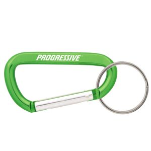K370 60mm Carabiner green branded
