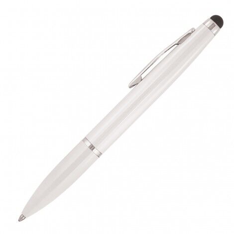 P321 Metal Pen Ballpoint Prestige Stylus 2 in 1 White