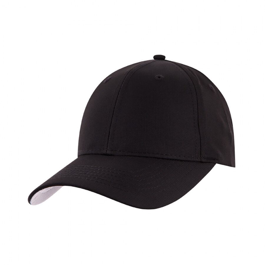 SC1073 Sporte Leisure Micro Ripstop Cap Black Chrome