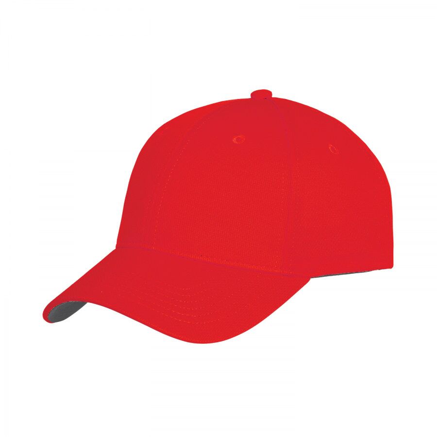 SC1073 Sporte Leisure Micro Ripstop Cap Red Chrome
