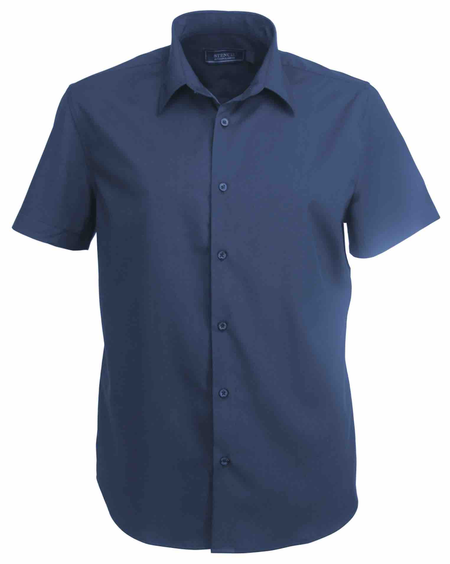 2035S Candidate Mens Short Sleeve Shirt Navy