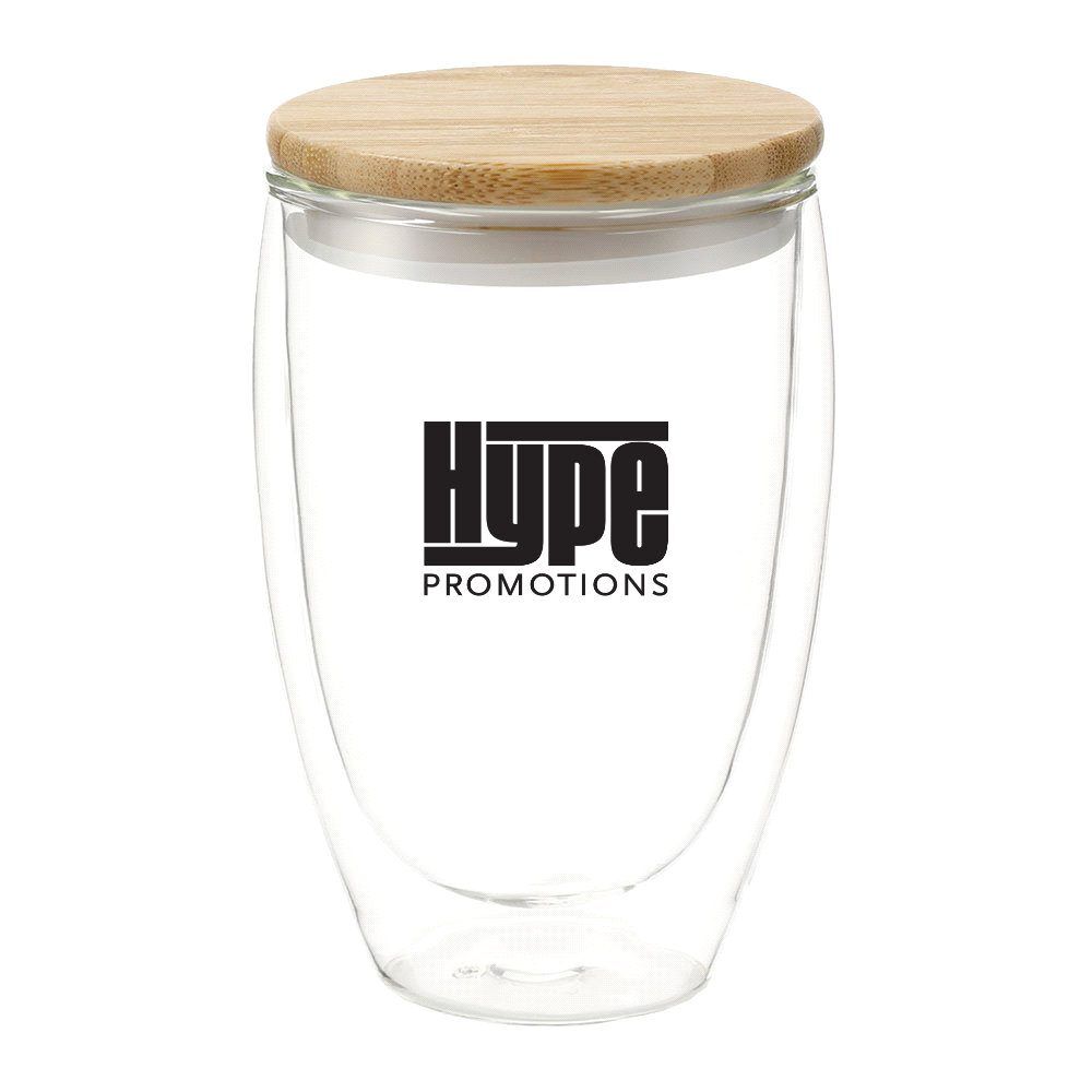 Sierra 450ml Double Wall Glass Cup F1