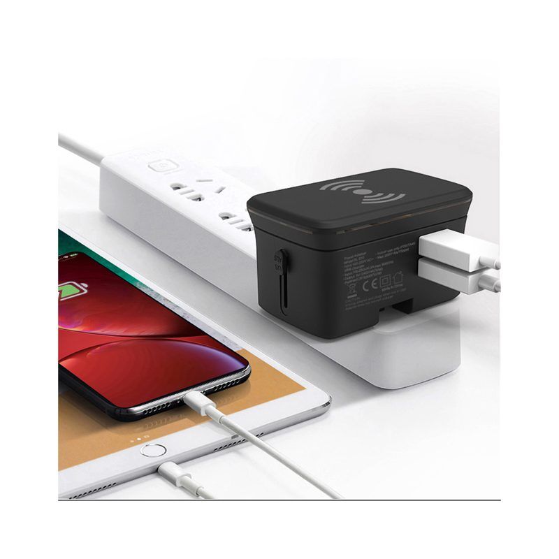 AR895 Portici Travel Adaptor with Fast Wireless Charger 4