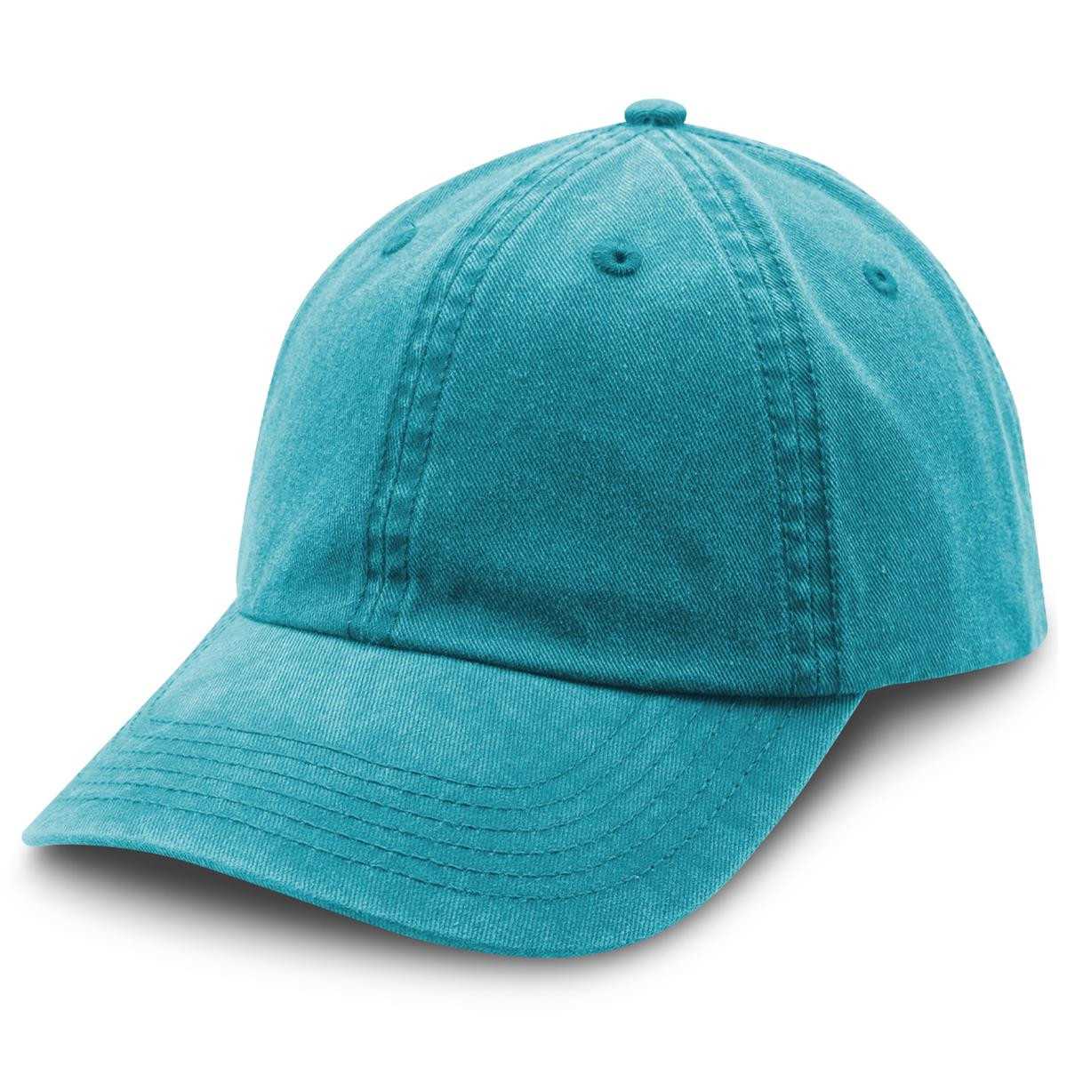 4397 Washed Chino Cap Aqua