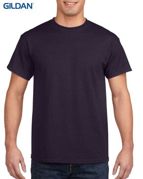 Gildan Heavy Cotton Men's & Ladies T-Shirt 8 5000 Blackberry 5185C Front LR