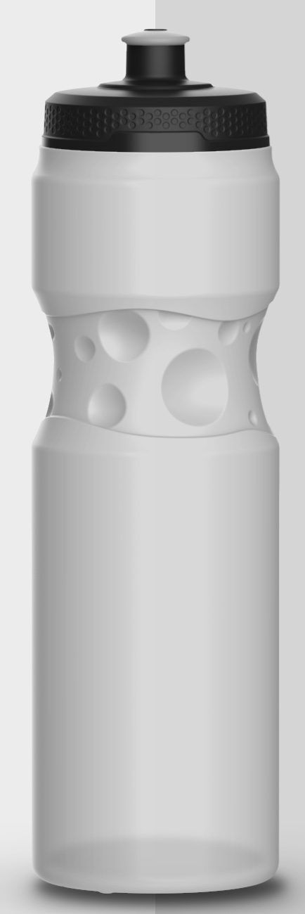 800ml Oxygen Water Drink Bottle 9 Oxygen Drink Bottle Lucid Translucent