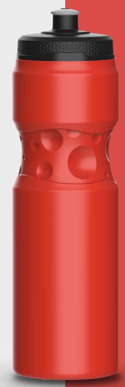 800ml Oxygen Water Drink Bottle 14 Oxygen Drink Bottle Rocket Red