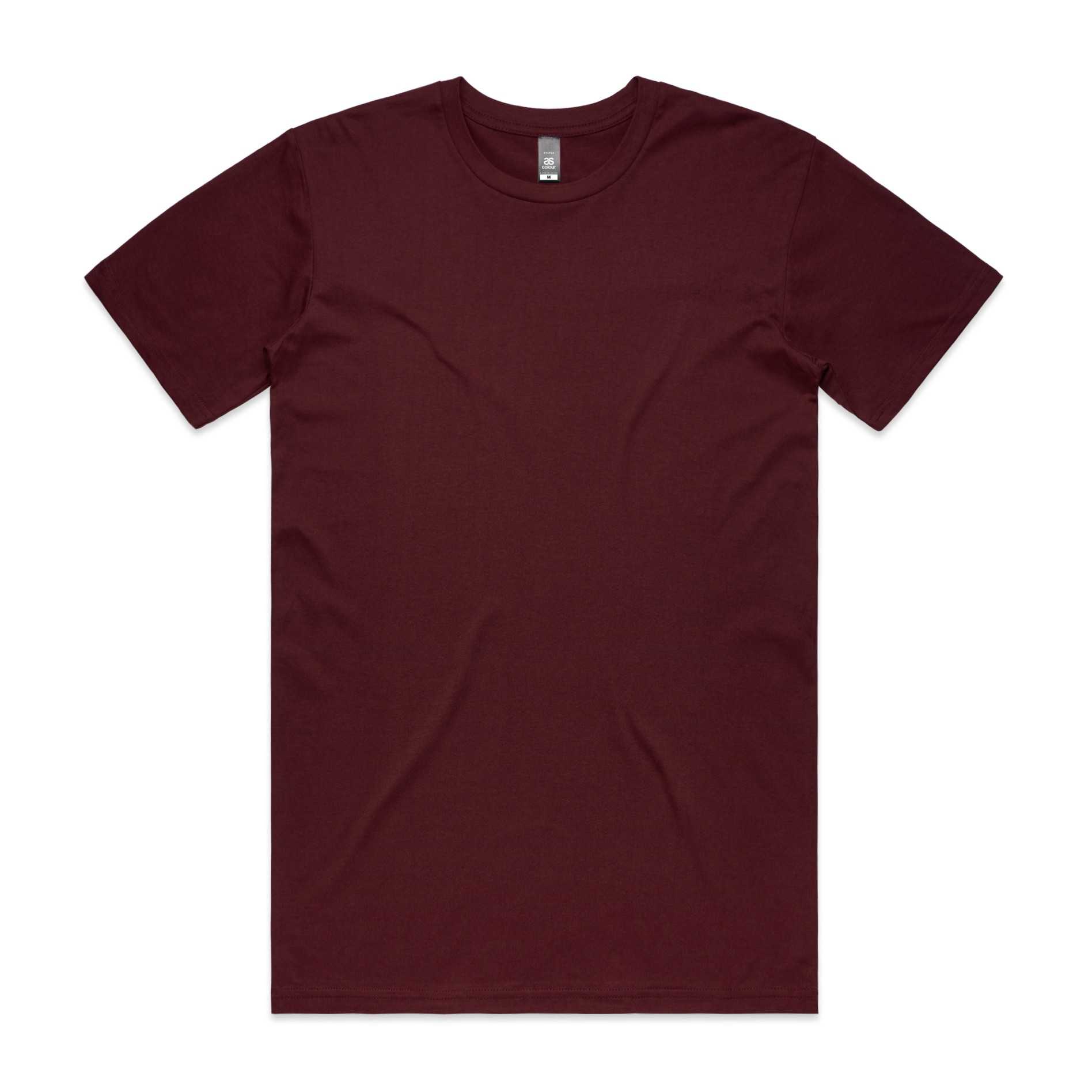 AS Colour Staple Tee 17 AS Colour 5001 Staple Tee burgundy