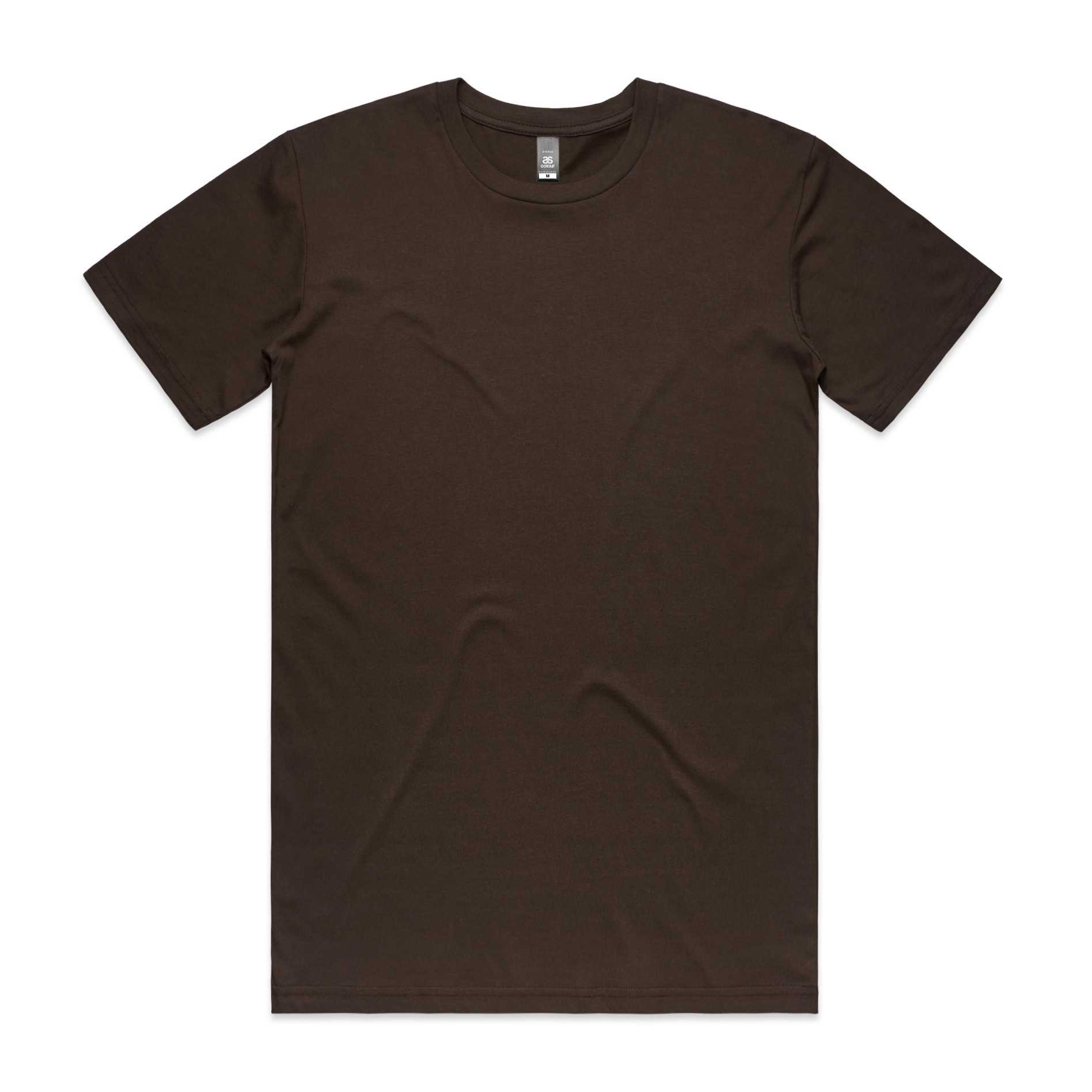 AS Colour Staple Tee 28 AS Colour 5001 Staple Tee dark chocolate