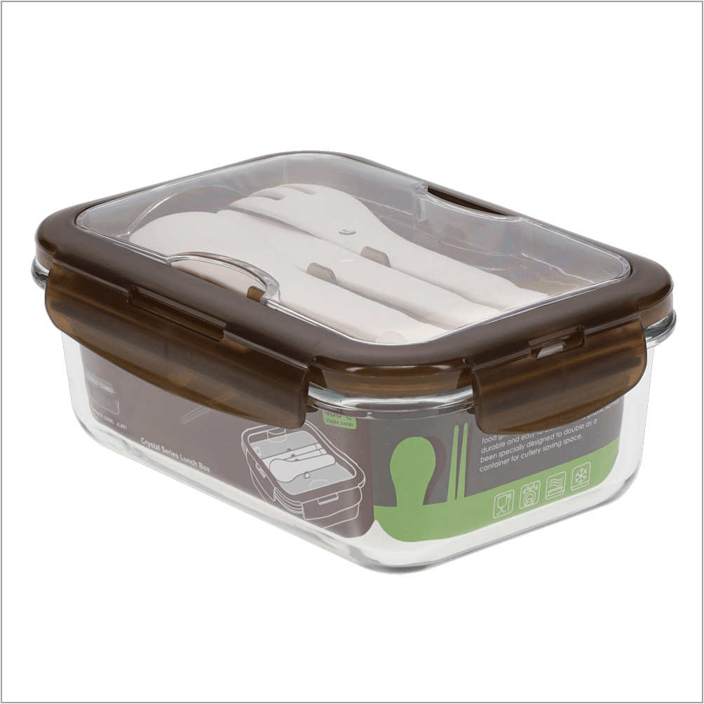 Premium Lunch Box 3 JL001 Premium Lunch Box brown