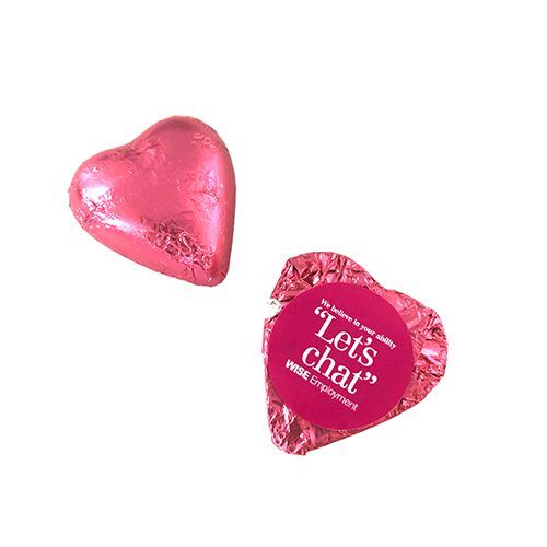 Chocolate Heart - Aussie 2 CC008 AUS Chocolate Heart Aussie Pink