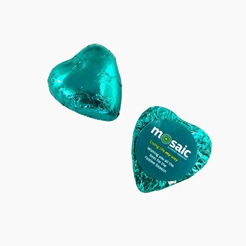 Chocolate Heart - Aussie 4 CC008 AUS Chocolate Heart Aussie teal