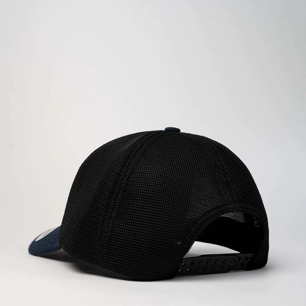 UFlex Adults Comfort Trucker Cap 3 U21503 UFlex Adults Comfort Trucker Cap navy back