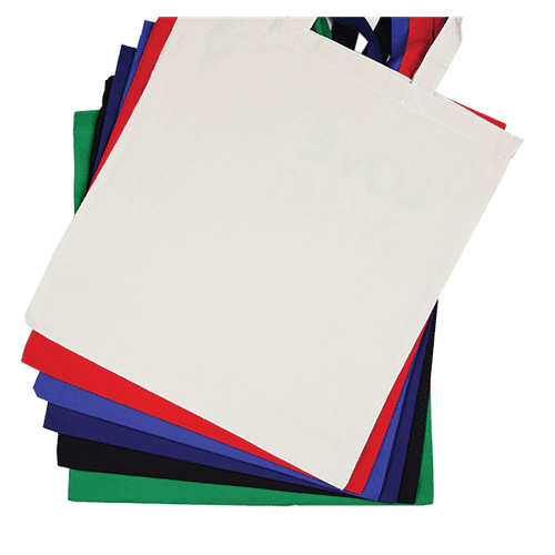 CB005 Coloured Calico Bag No Gusset Group