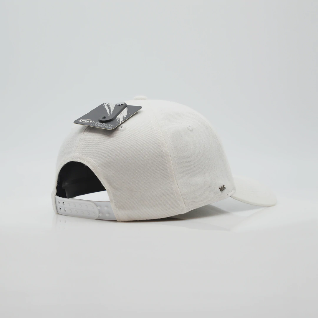 U15608 UFlex Adults Pro Style 6 Panel Snapback white back