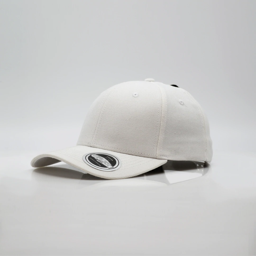 U15608 UFlex Adults Pro Style 6 Panel Snapback white front
