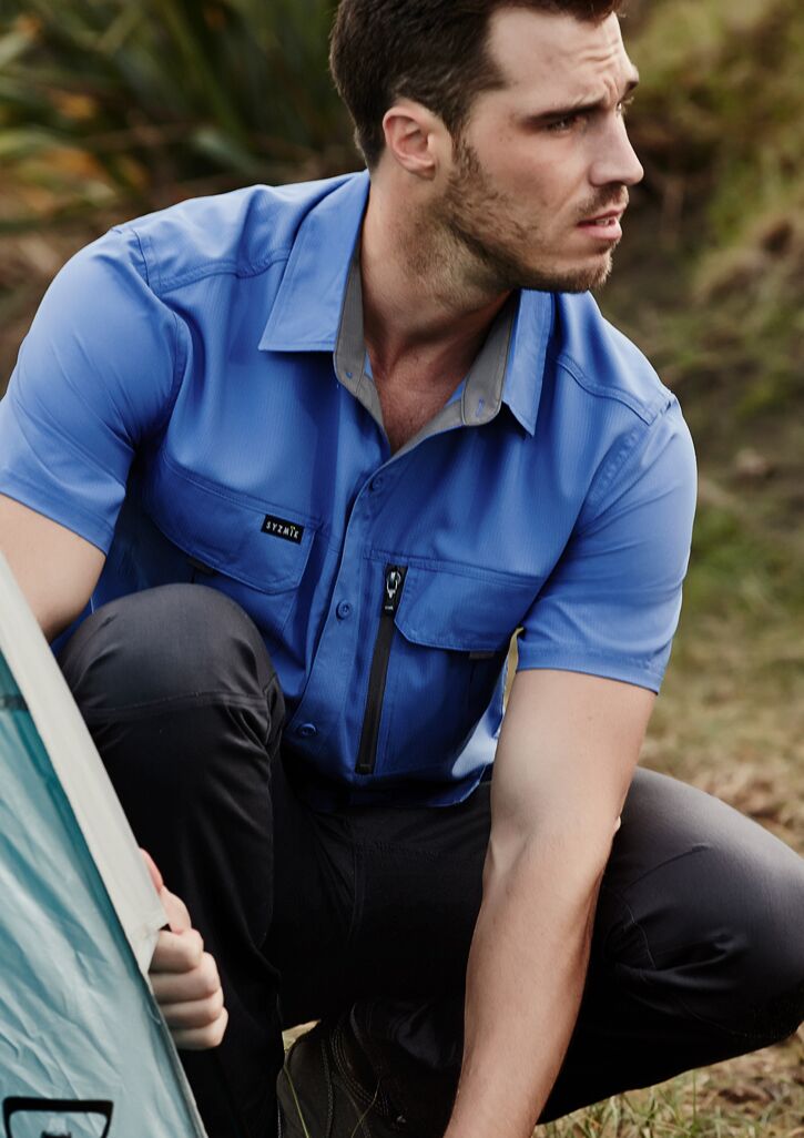 ZW465 Syzmik Mens Outdoor SS Shirt Main