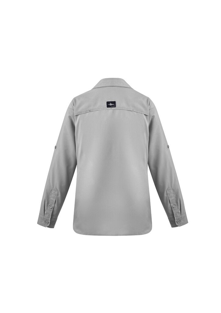 ZW760 Syzmik Womens Outdoor LS Shirt Stone Back