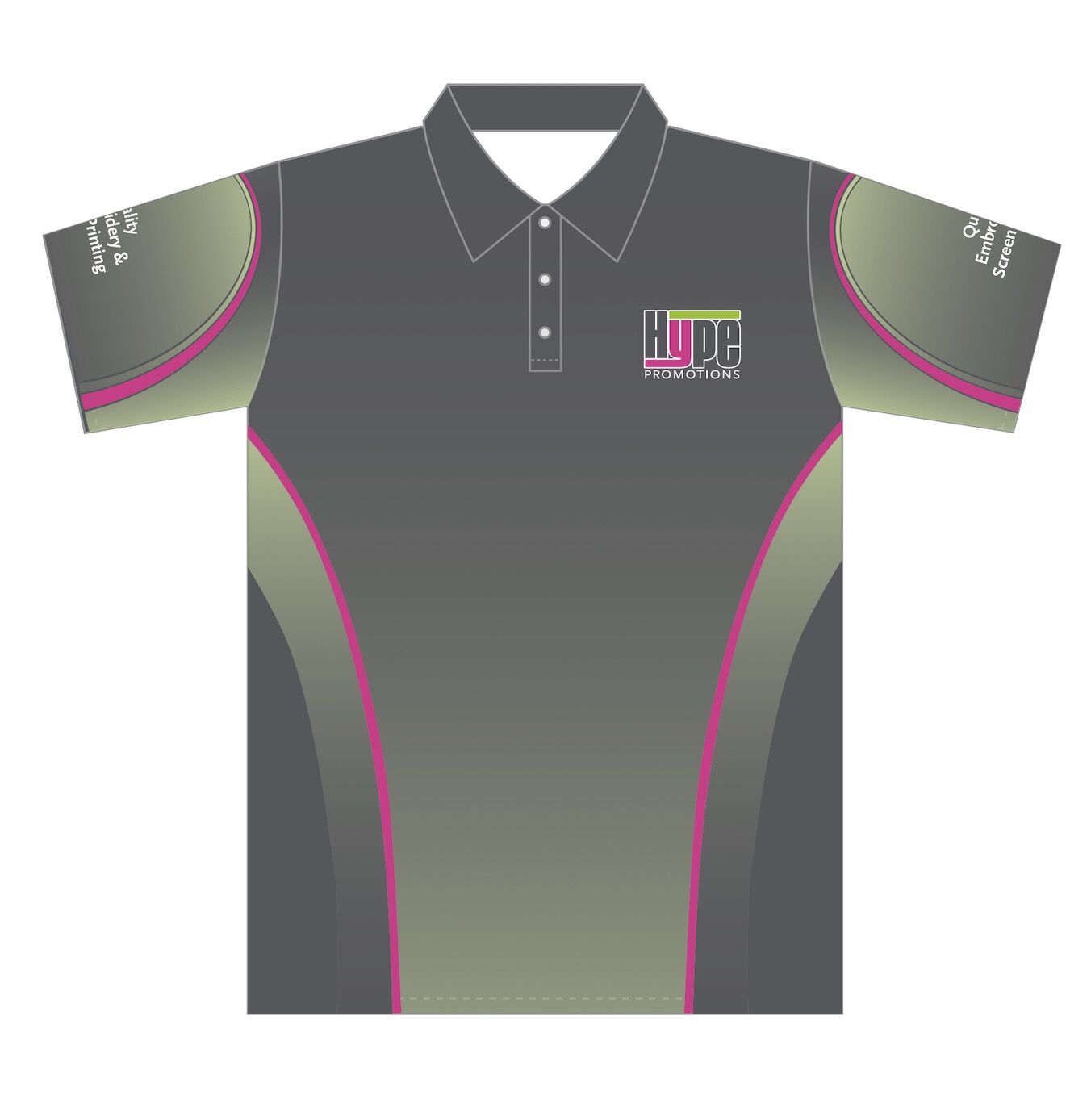 Dye Sublimated Polo Main Front