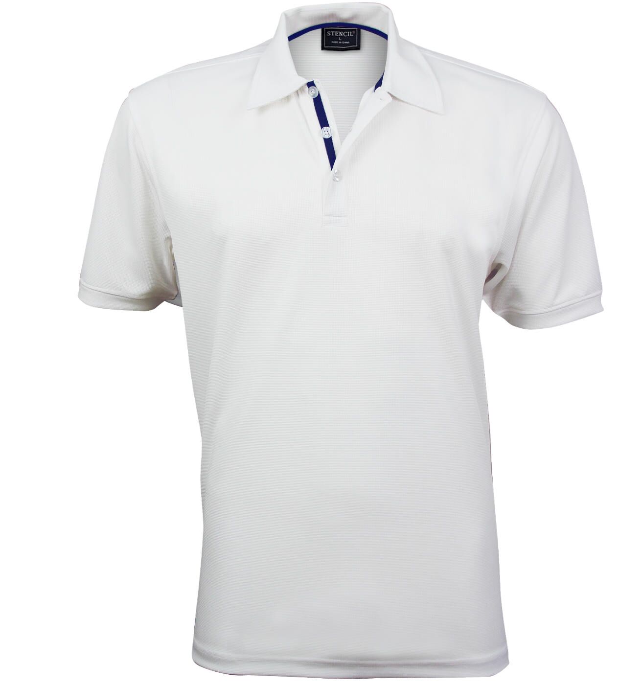 1062 Mens Superdry Polo White Navy