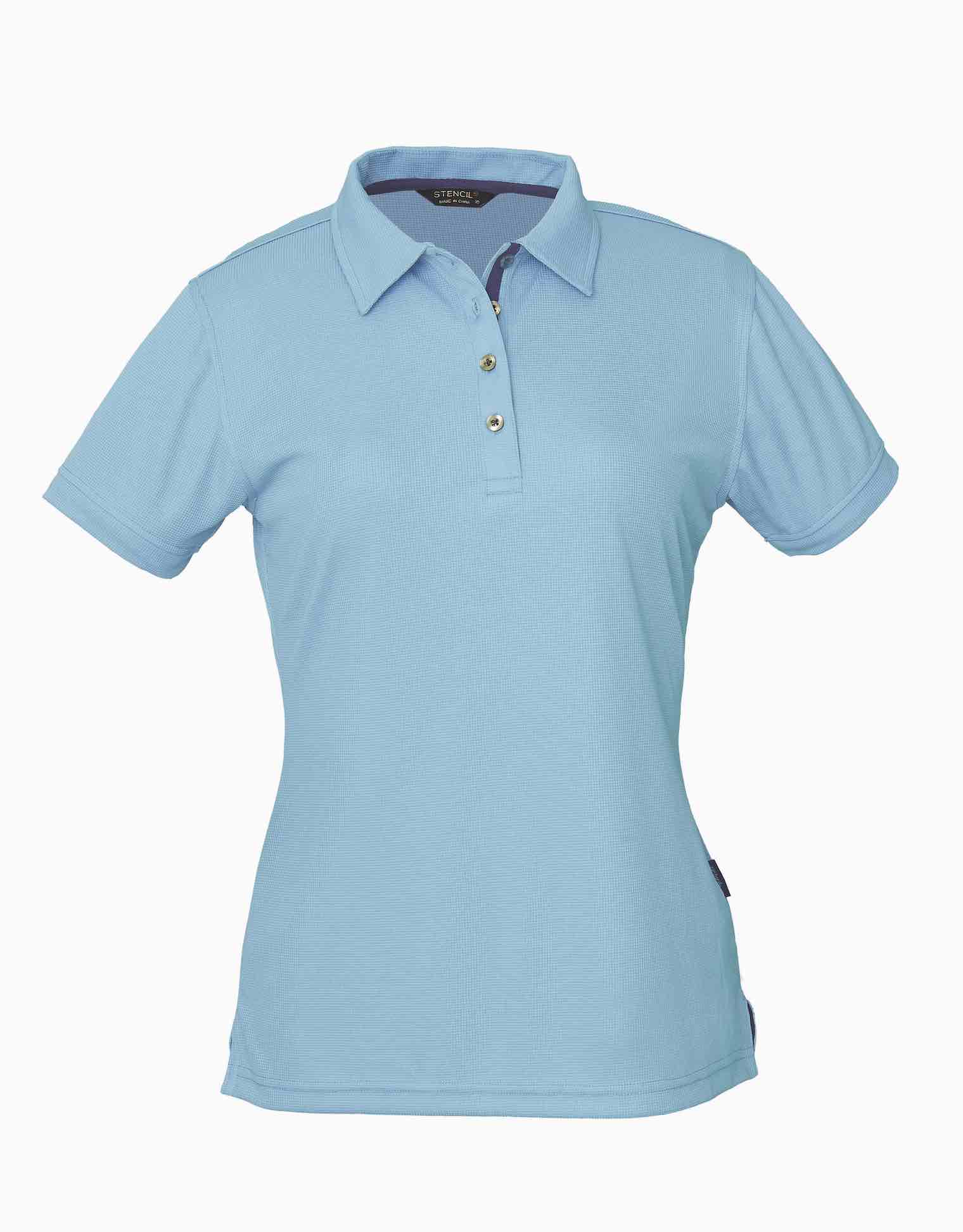 1162 Ladies Superdry Polo Nordic Blue Navy