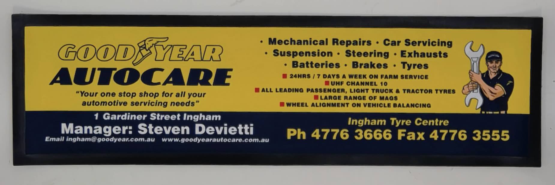 Bar Runner Large Goodyear Autocare