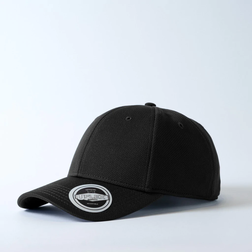 U20603 UFlex Recycled Polyester Cap black side