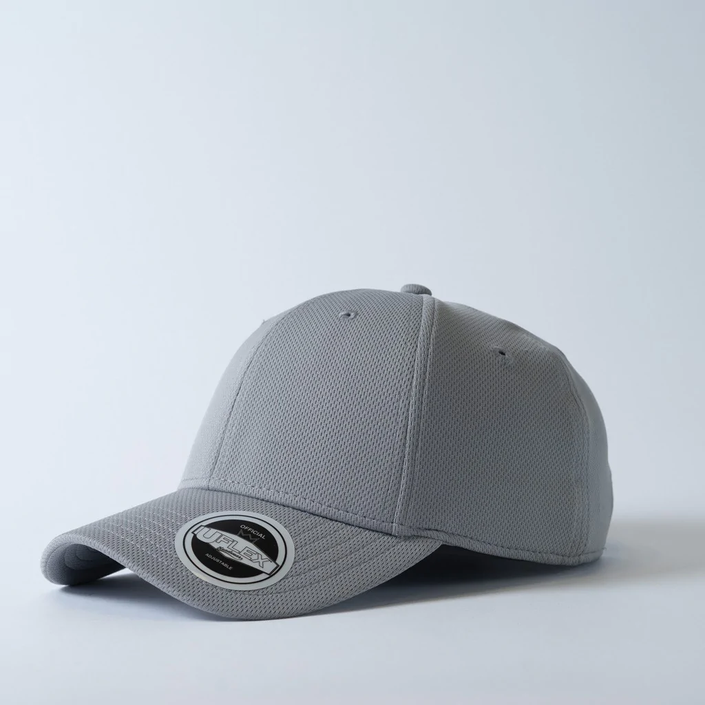 U20603 UFlex Recycled Polyester Cap grey side