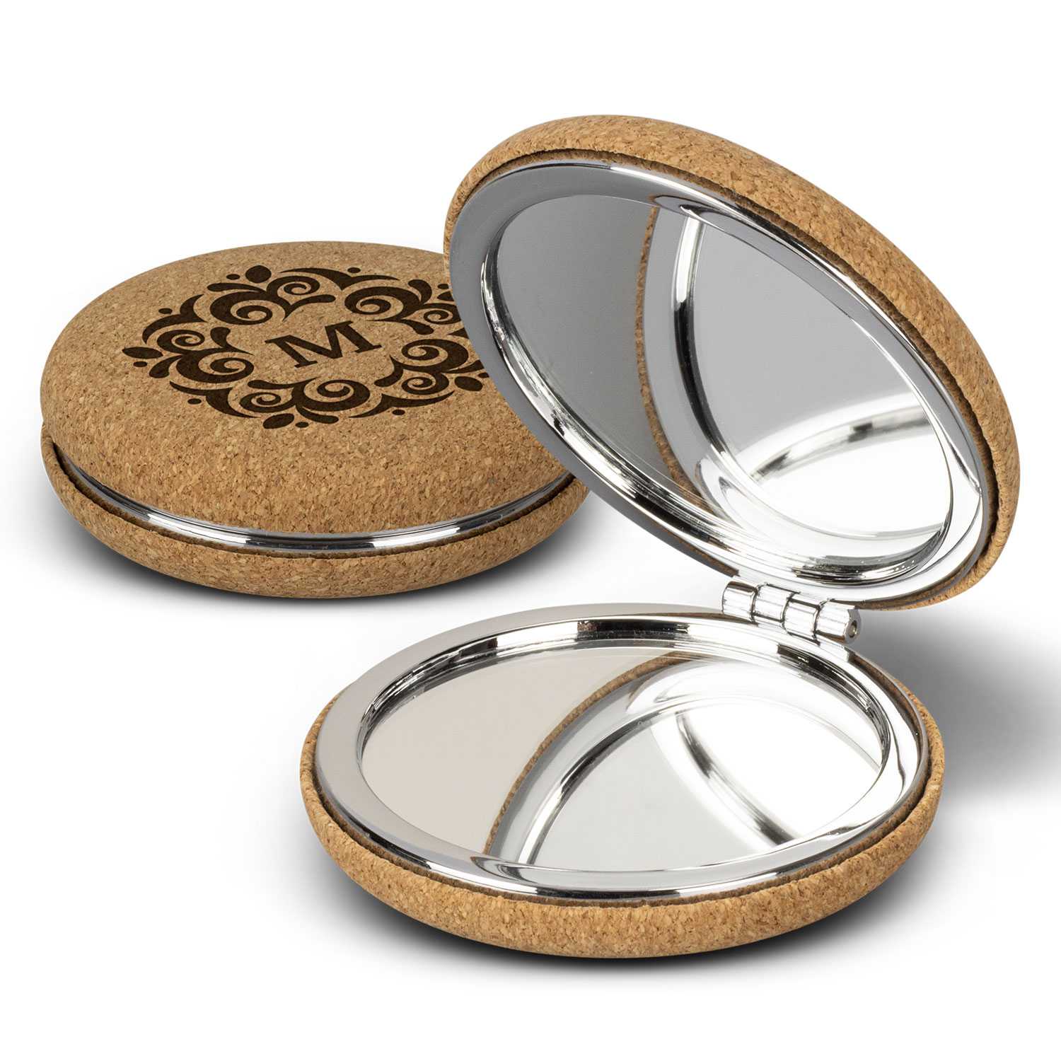 121407 Cork Compact Mirror main