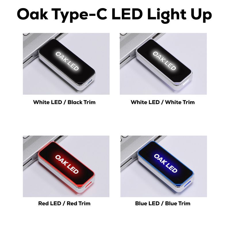 AR923 Oak Type C LED Flash Drive LED