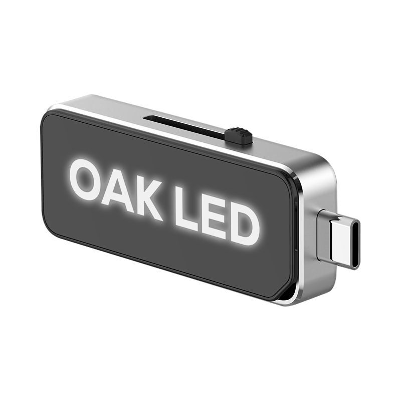 AR923 Oak Type C LED Flash Drive oak