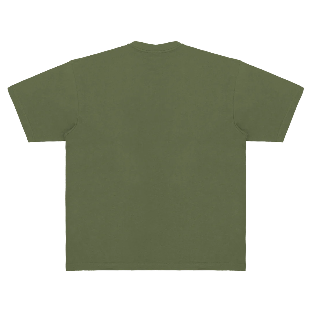 UCT280 Urban Collab Adult 280gsm Club Tee military green back